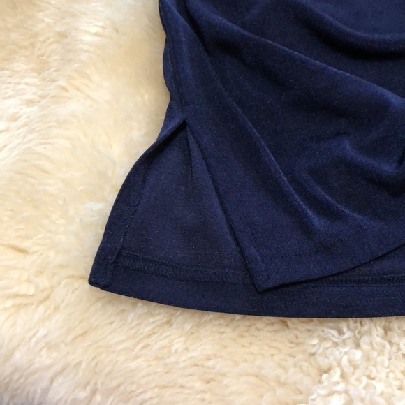 Dark blue poly spandex shirt sleeve top size 4x - Picture 9 of 10